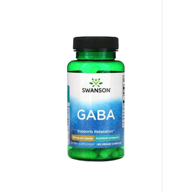 Gaba Maximum Strength 750 Mg 60 Veggie Strength Shopee Malaysia