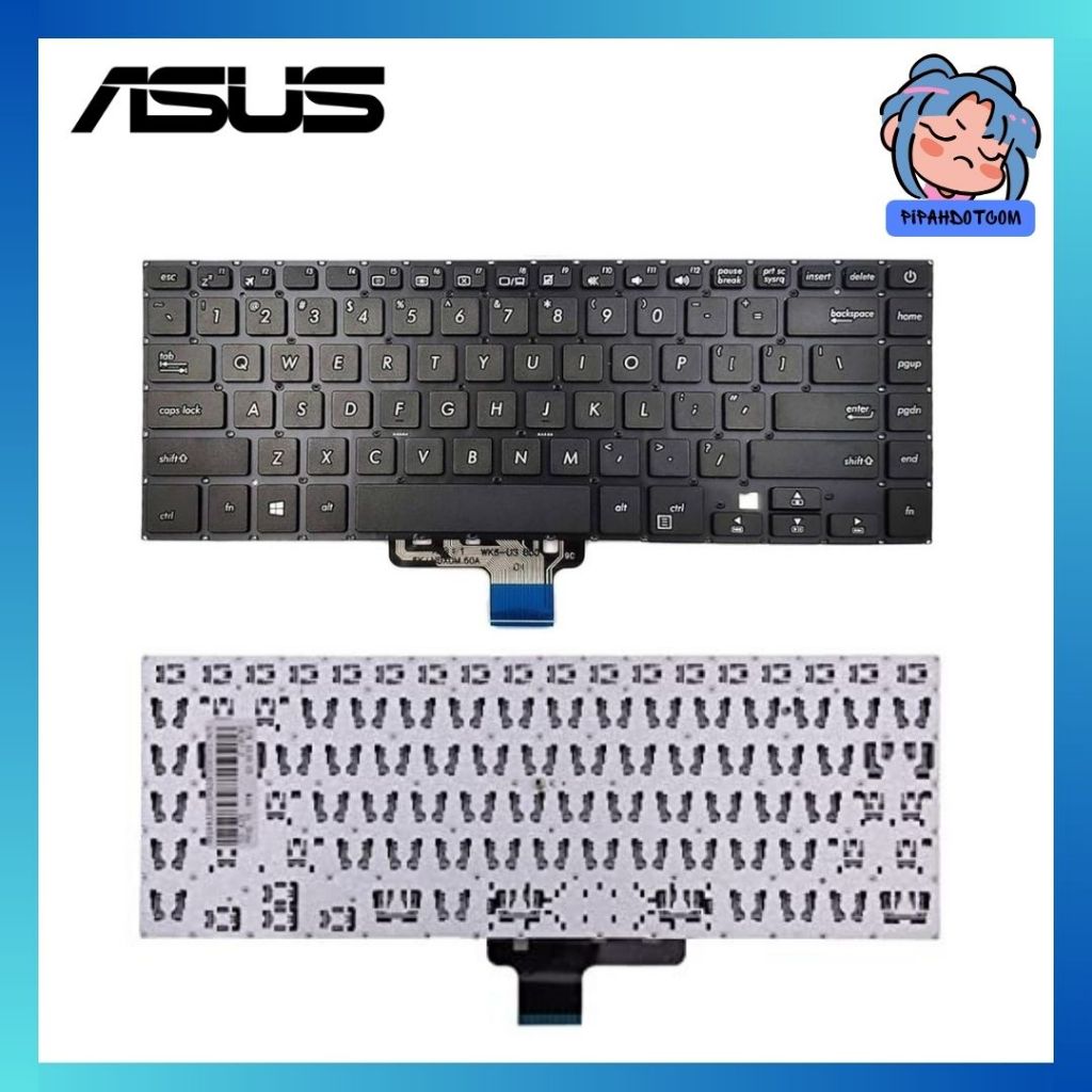 Asus Vivobook A510u F510u K510 S510u X510 X510u Series Notebook Laptop Replacement Keyboard 1166