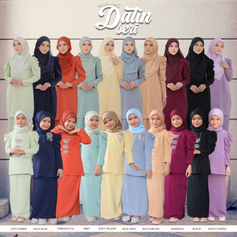 Baju Raya 2024 Kurung Datin Seri Sedondon Kanak² by Tunik.my | Shopee ...