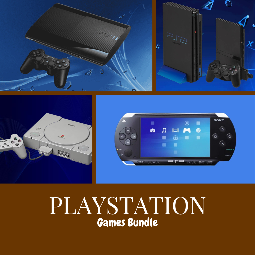 PlayStation 3 / PlayStation 2 / PlayStation 1 / PlayStation Portable Games  Bundle