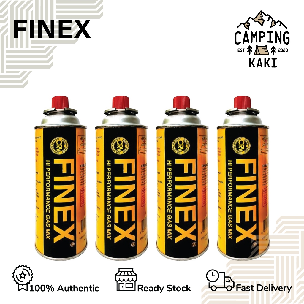 Finex Hi Performance Butane Gas Finex Butane Gas Mix 230g Portable Gas CRV Gas Camping Gas