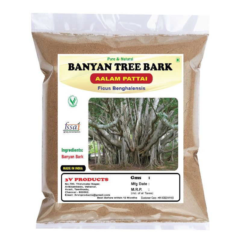 Banyan Tree bark Powder 50g ( India) | Shopee Malaysia