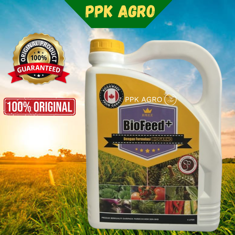 4L BIOFEED FARMCOCHEM Bio-Feed+ Baja Foliar Durian dan Buah-buahan ...