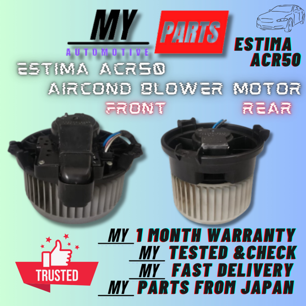 Toyota Estima Previa ACR50 GSR50 06-19 Front & Rear Blower Motor / Air ...