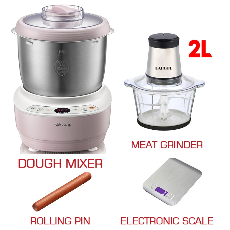 🎁 LAHOME Bear 5LAutomatic Smart Dough Mixer Household Electric Kneading