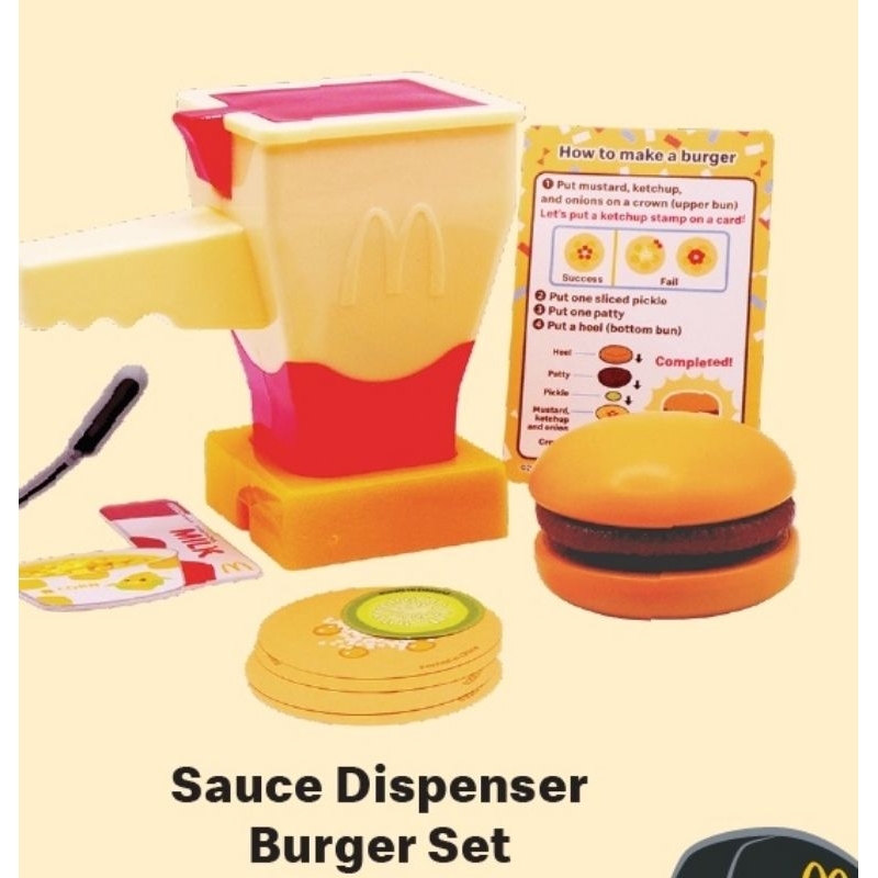 McDonald's Sauce Dispenser Burger Set(open the package before) Shopee