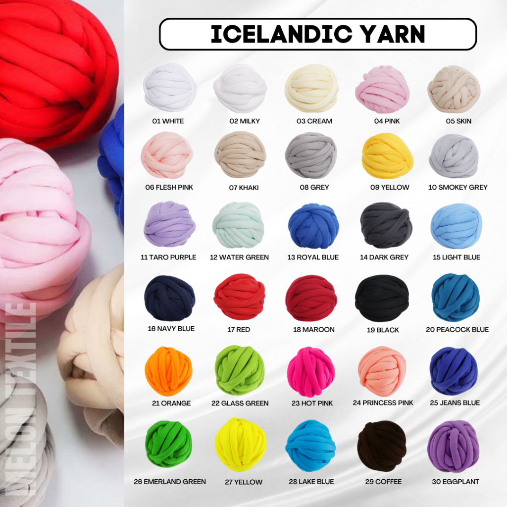 Ready Stock 250G Icelandic Yarn Cotton Straw Line Ins Super Hand