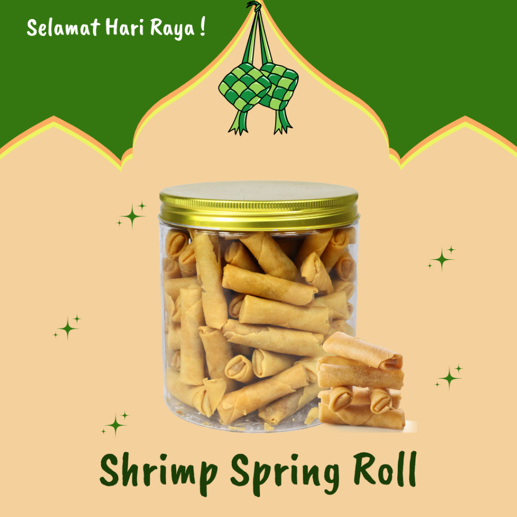 Shrimp Spring Roll // Popiah Udang // Biskut Raya Kuih Raya | Shopee ...
