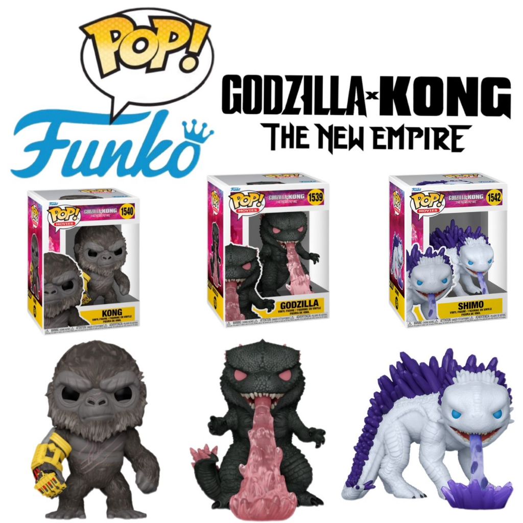 Funko Pop Vinyl Movies Godzilla x Kong 1539 1540 1542 Godzilla Kong Shimo Collectible Original