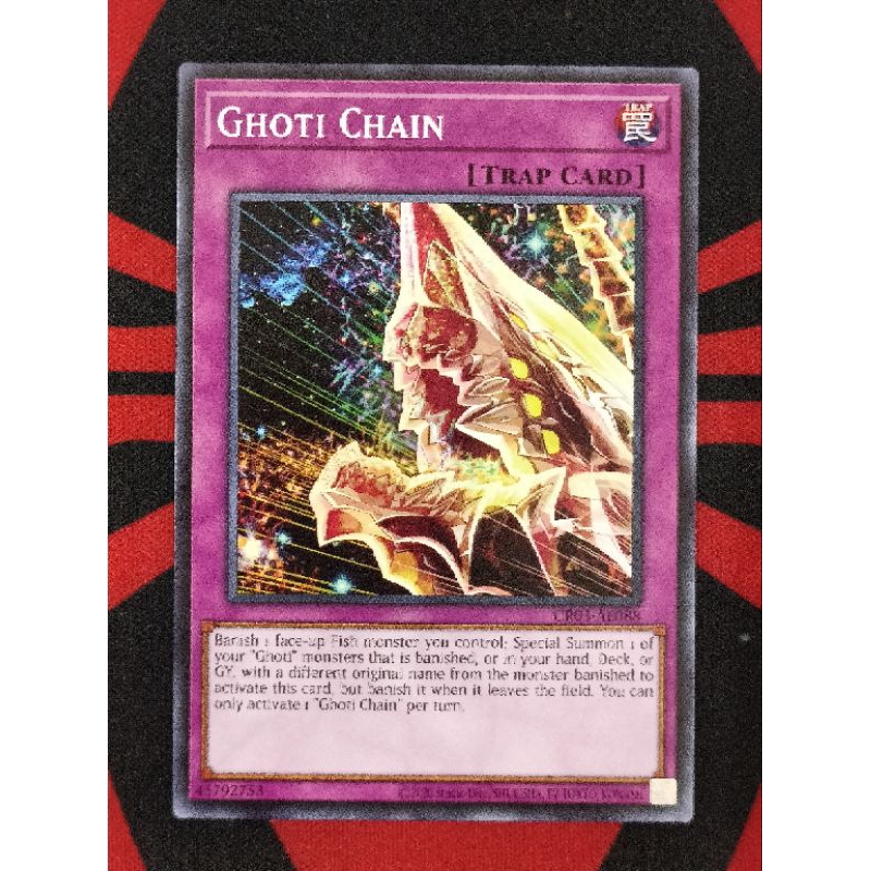 YUGIOH KONAMI CR03-AE088 Ghoti Chain (Common) | Shopee Malaysia