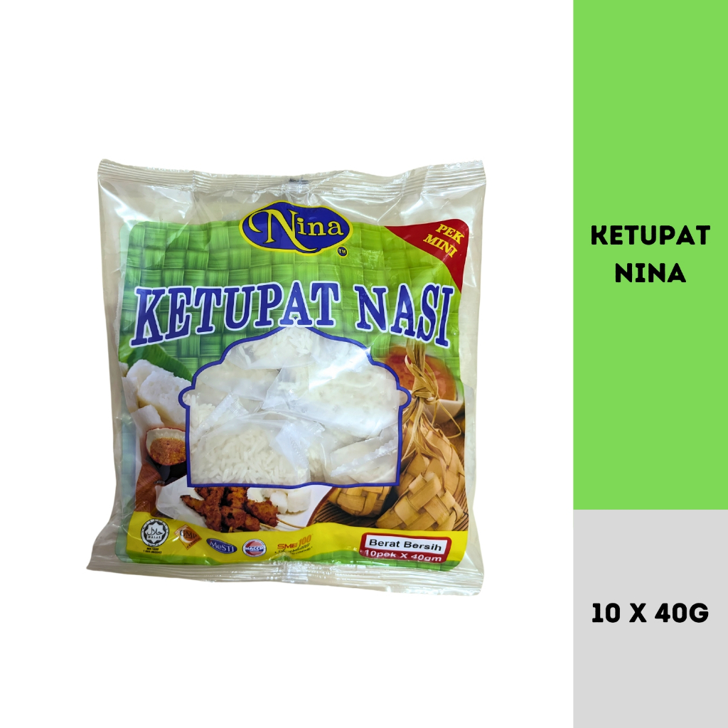 Ketupat Nasi Nina Pek 10x40g | Shopee Malaysia