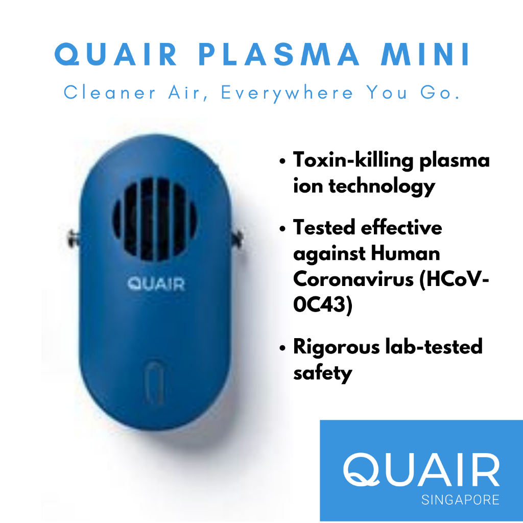 Quair Plasma Mini - Wearable Air Purifier (1 Year Malaysia Warranty ...