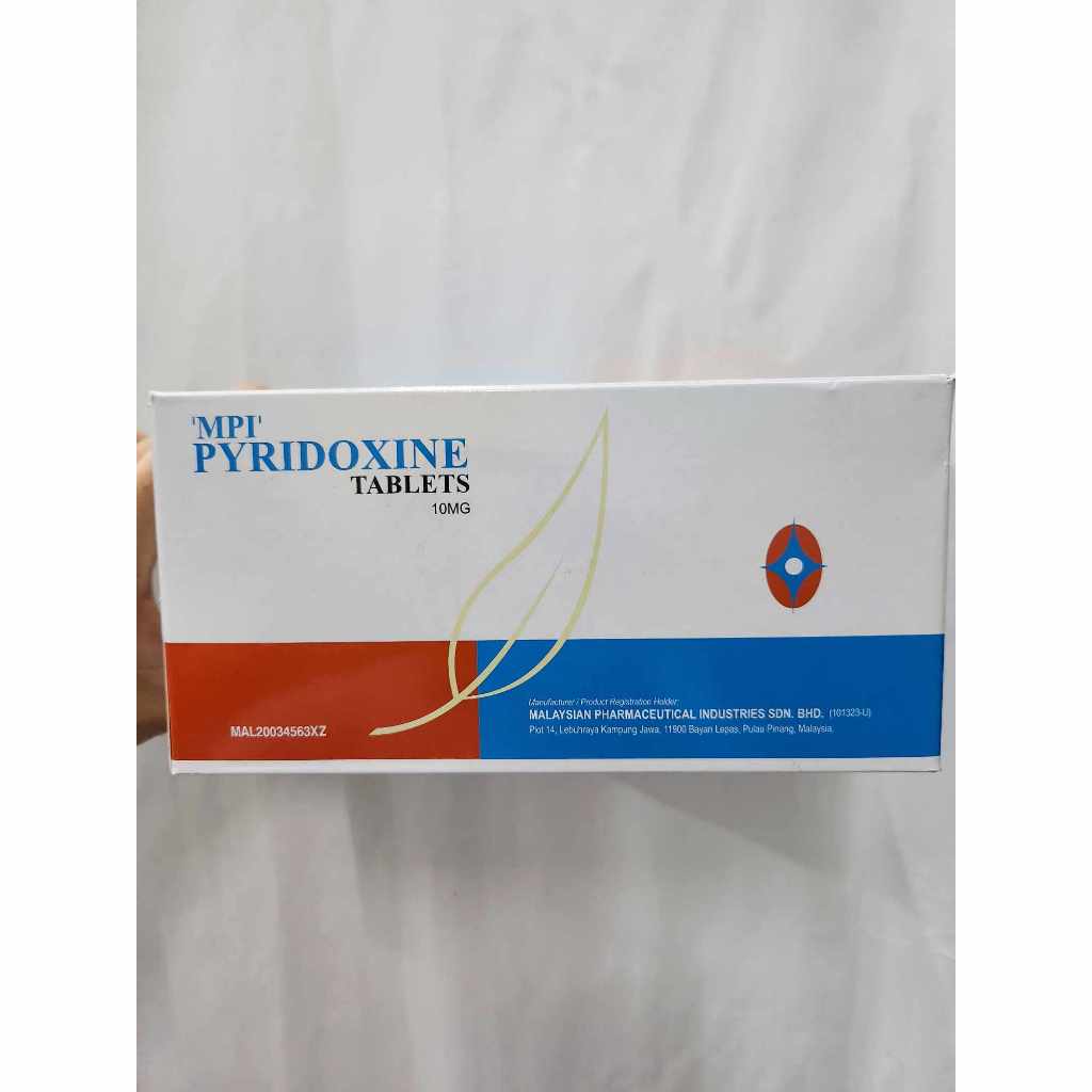 PYRIDOXINE 10MG VITAMIN B6 TABLETS 100STP/BOX | Shopee Malaysia