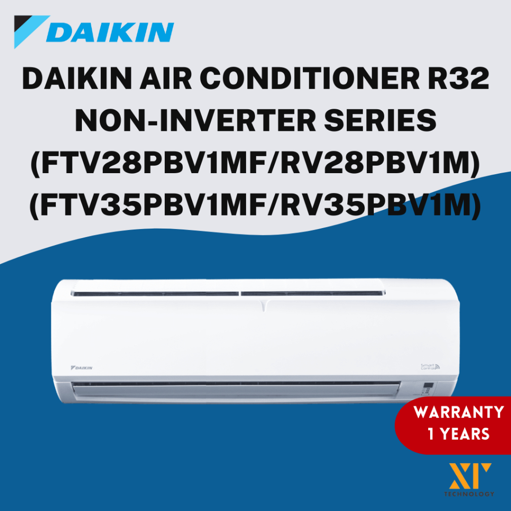 DAIKIN AIR CONDITIONER R32 NON-INVERTER SERIES (FTV28PBV1MF/RV28PBV1M ...