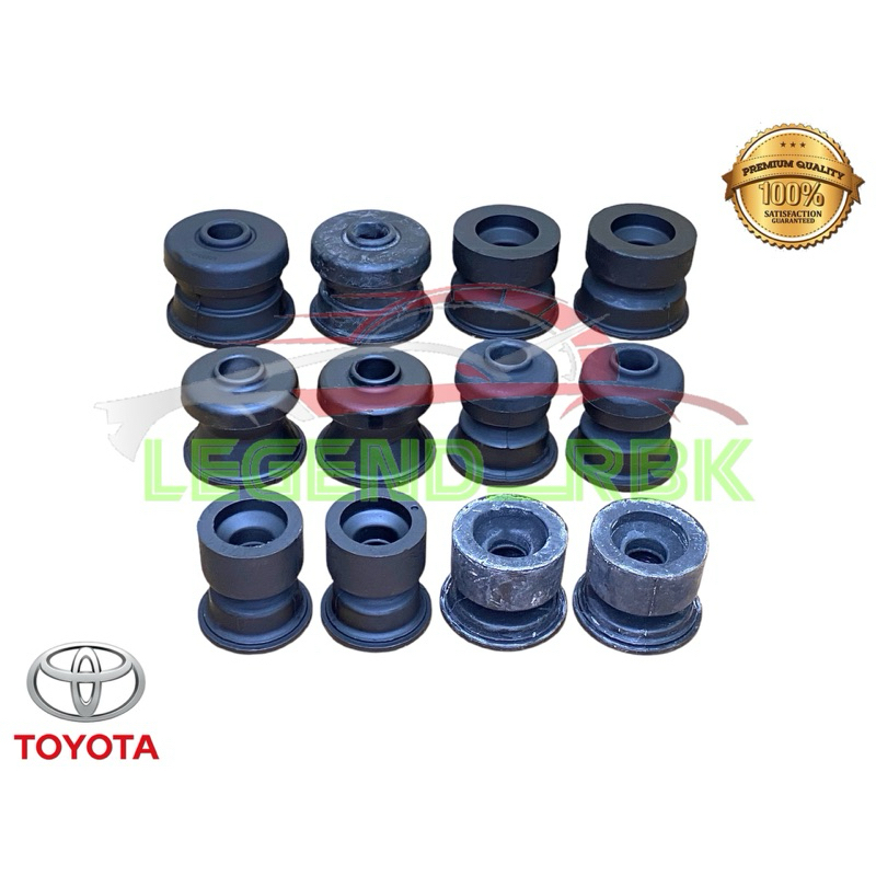 12pcs Toyota Hilux Vigo Kun25 Kun26 Double Cap Single Cap 2wd 4wd Cabin Mounting Bush Body 7321