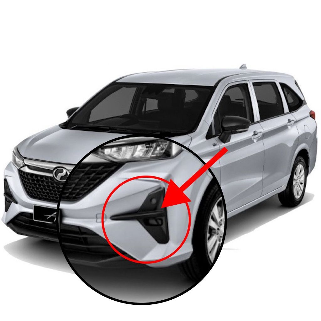 ORIGINAL PERODUA ALZA D27A 2022 FRONT BUMPER FOG LAMP COVER (NO LAMP ...