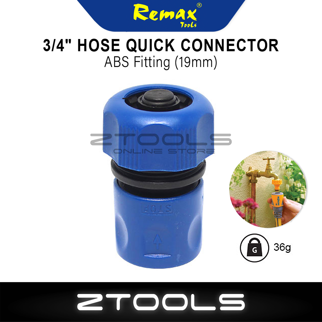 (ZTOOLS) Garden Hose Connector & Tap Adaptor | ABS Fitting 3/4