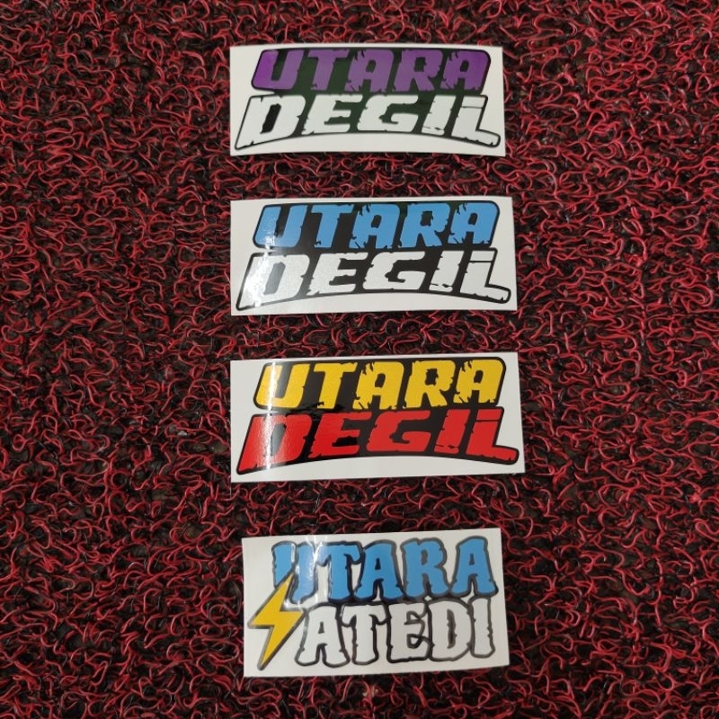 STICKER UTARA DEGIL / UTARA SATEDI REFLECTION | Shopee Malaysia