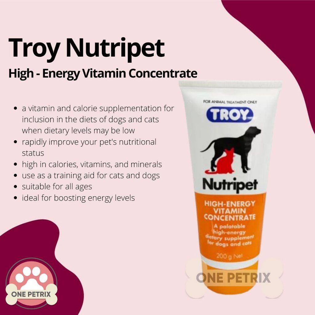 Troy Nutripet High Energy Vitamin Concentrate Paste 200G Dog Cat Shopee Malaysia