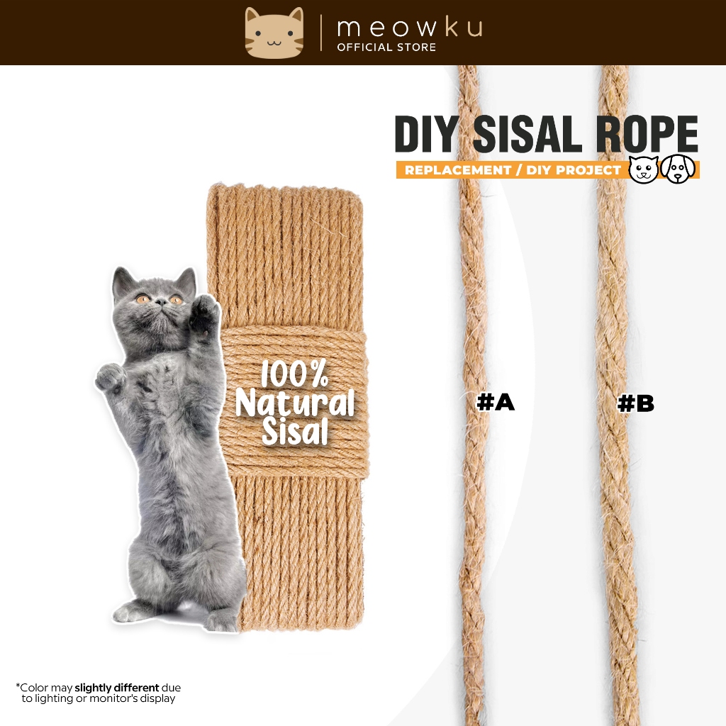 READY STOCK 🐱 DIY Sisal Rope Cat Tree Scratching Post Climbing
