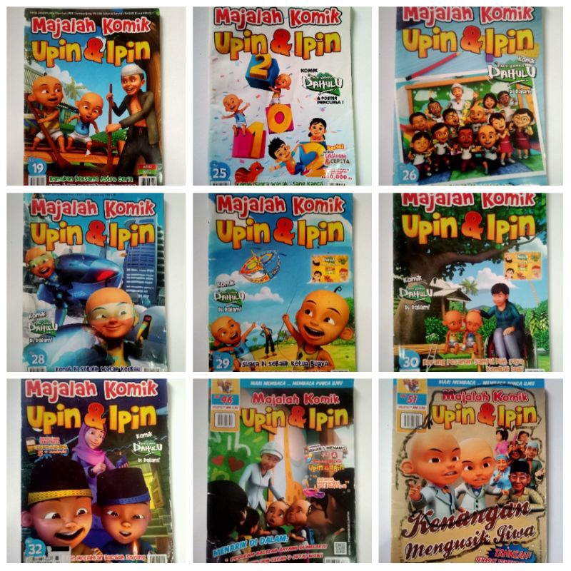 Majalah Komik Upin And Ipin Preloved Shopee Malaysia