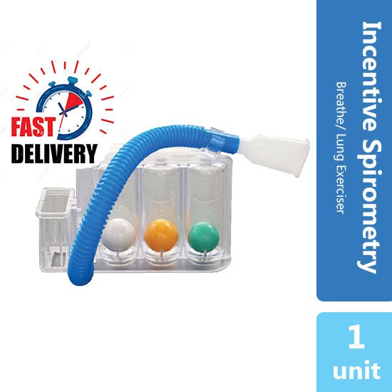 AHC Incentive Spirometer Deep Breathing Lung Exerciser (Triball ...