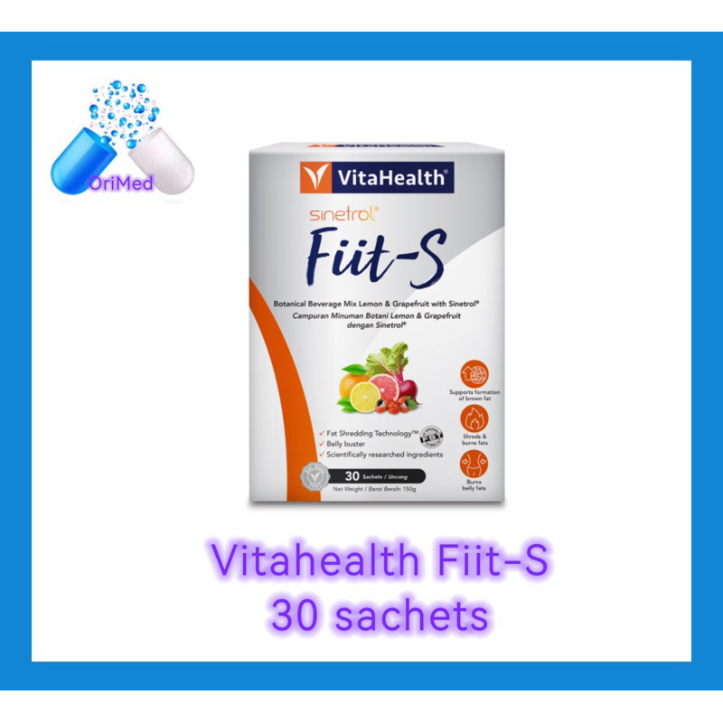 Vitahealth Fiit-S Sinetrol 30sac ( Fat burner Grapefruit Flavour ...