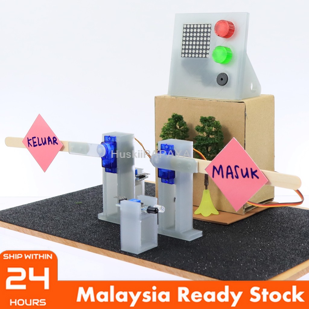 Projek RBT pagar keselamatan automatik Stem || DIY gate barrier project ...