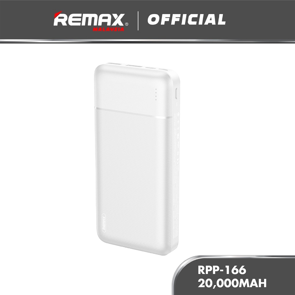 Remax RPP-166 Lango Series 20000mAh Power Bank 2.1A Dual USB Outputs ...