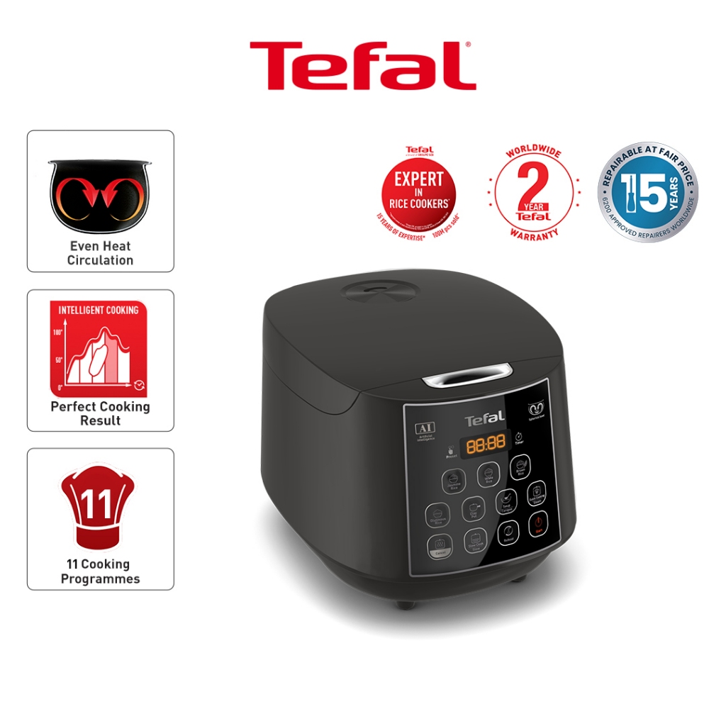 Tefal Easy Rice Cooker Plus (1.8L) RK736B | Shopee Malaysia