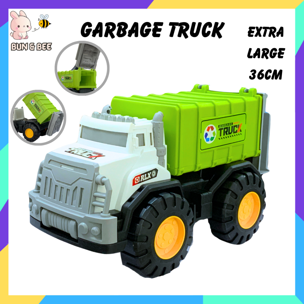 🔥Ready Stock🔥36cm Extra Large Garbage Truck Toys Lorry Sampah Mainan ...