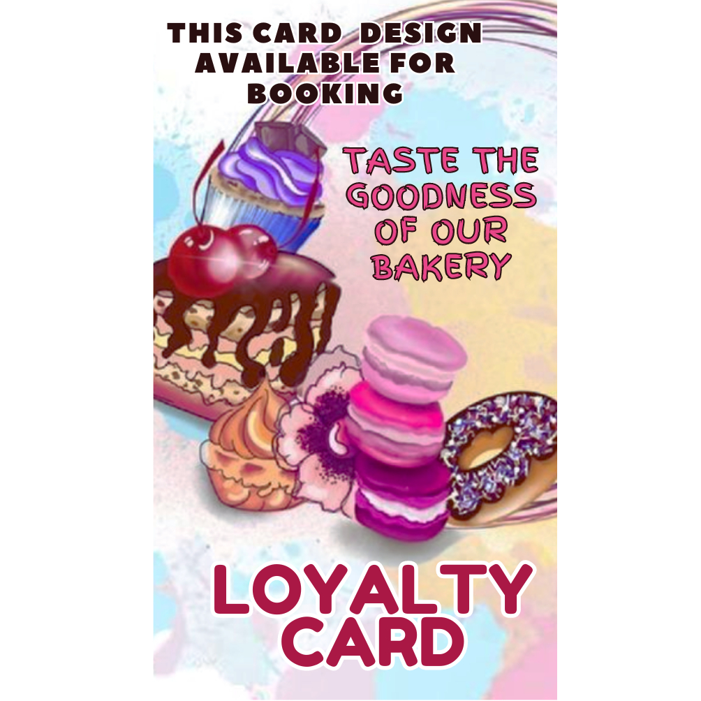 LOYALTY CARD FOR BAKERY SHOP | Shopee Malaysia