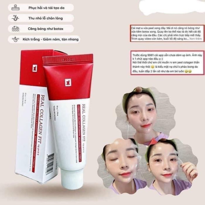 [Ready stock ]TOSOWOONG Real Collagen Fit 50g | Shopee Malaysia