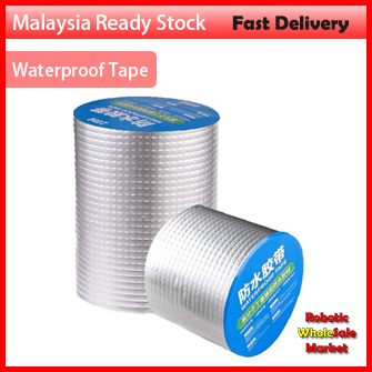 Waterproof Tape Professional Aluminum Foil Adhesive Butyl Tape Crack Repair Bathroom Gam Bumbung Water Proof