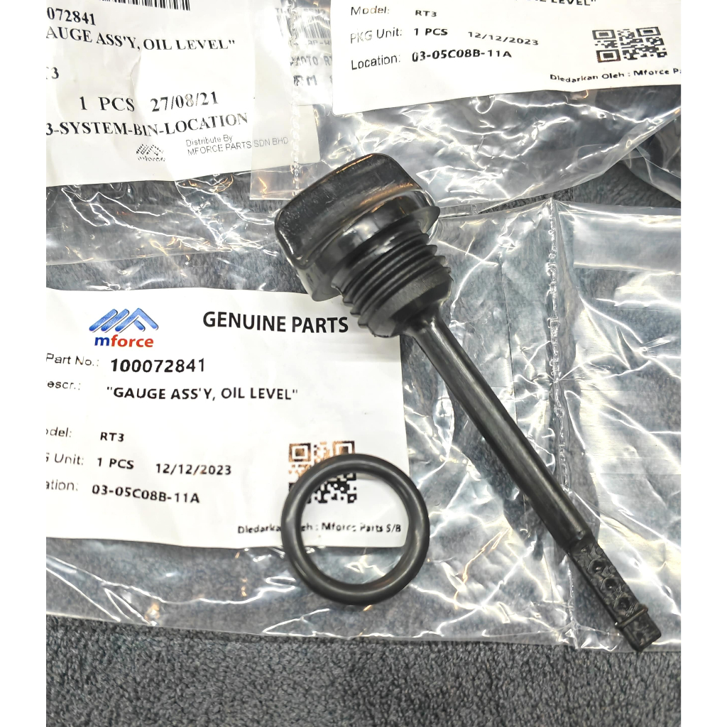 WMOTO RT3 GAUGE ASSY OIL LEVER OIL RULER PENUTUP MINYAK HITAM 100% ...