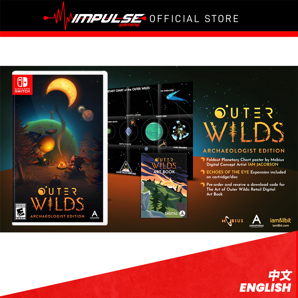 Jeu Outer Wilds Archeologist Edition Pour Nintendo Switch - Version Japonaise Multi-langues, Neuf Scellé