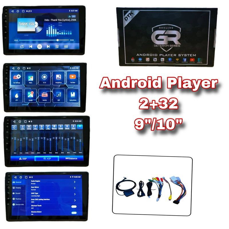 Android Player 2+32g 9”/10” Saga/Myvi/Alza/City/Jazz/Axia/Bezza/Exora ...