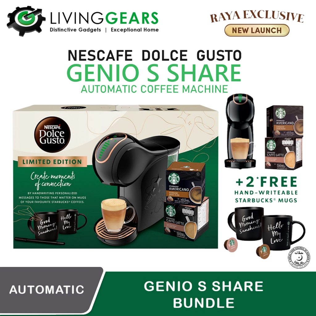 [FREE GIFT] Nescafe Dolce Gusto Malaysia Coffee Machine S SHARE