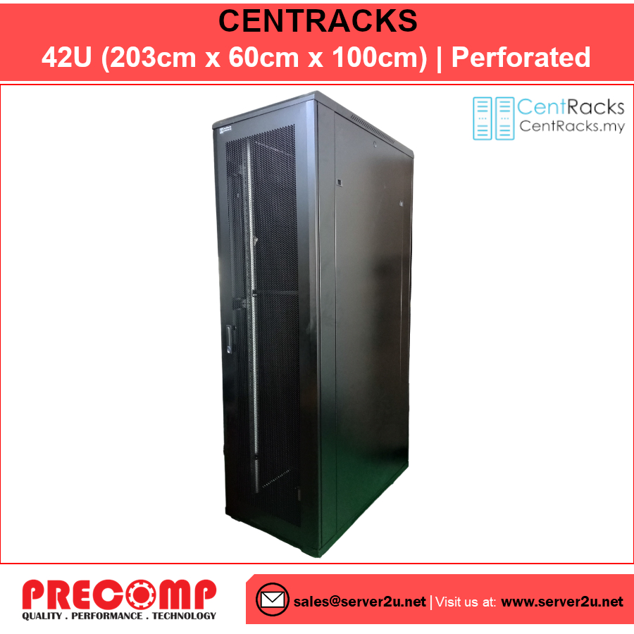 [FOC WITHIN KLANG VALLEY] CentRacks 42U (203cm x 60cm x 100cm) Floor ...