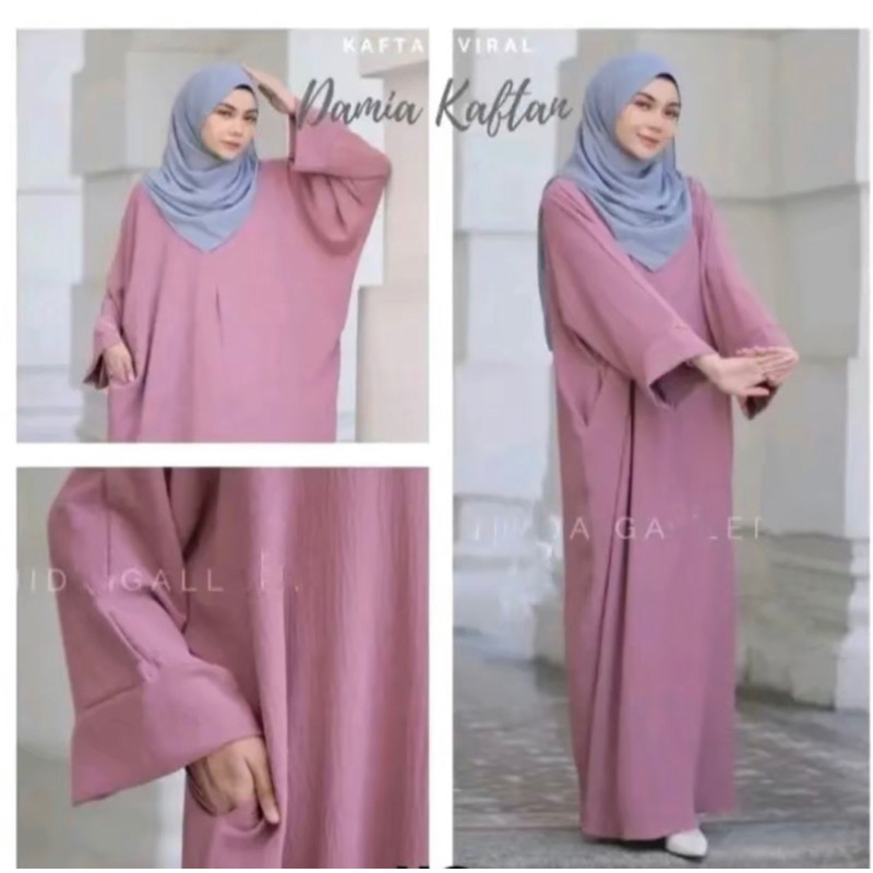 Baju Abaya Baju Kaftan Raya Ironless | Shopee Malaysia