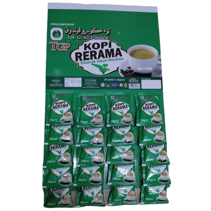KOPI RERAMA EKSTRAK DAUN RERAMA TGP /PAPAN | Shopee Malaysia