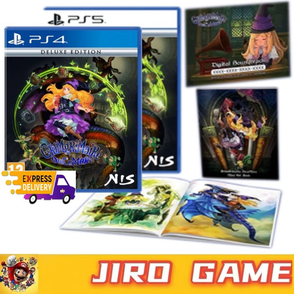 GrimGrimoire OnceMore Deluxe Edition (englisch) (DE USK) (PS4) inkl