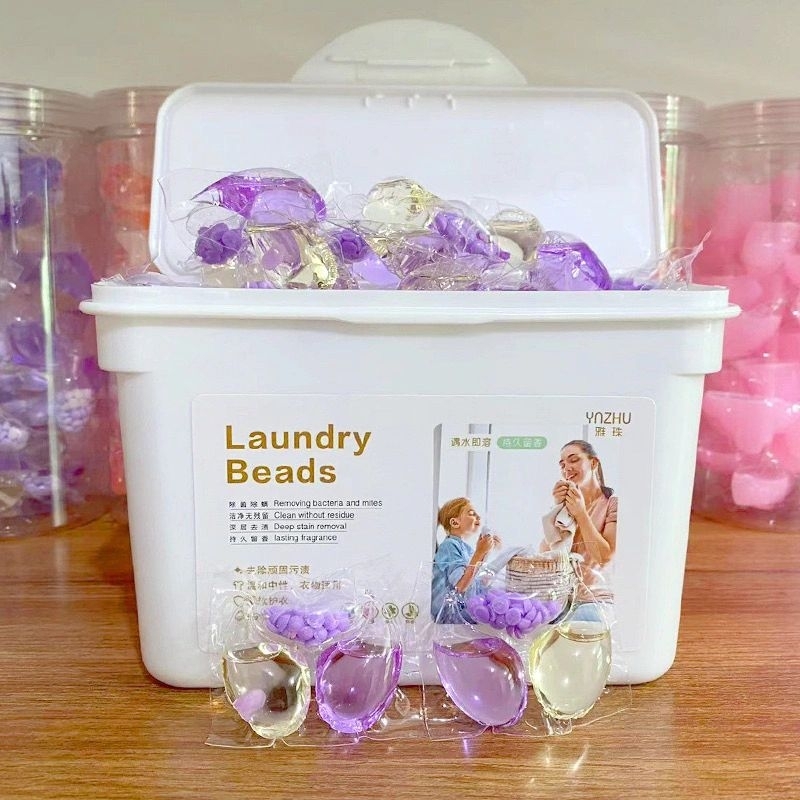 3 in 1 Laundry Beads Detergent Gel Concentrate Formula Bead Enzyme (30 ...