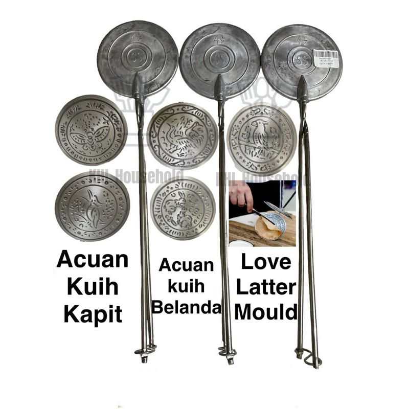 Acuan kuih kapit /Kuih Gulung /Love Letter Mould/Traditional Egg Roll ...