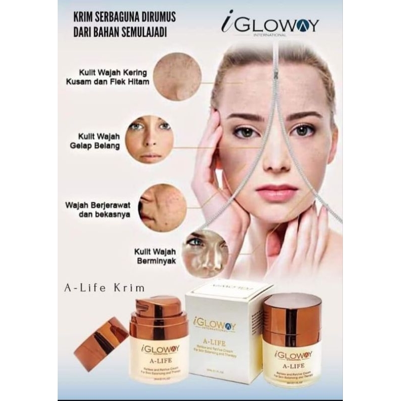 Nano iGloway A-Life Cream RAHSIA MELAWAN PENUAAN Dgn VAKSIN KEREMAJAAN ...