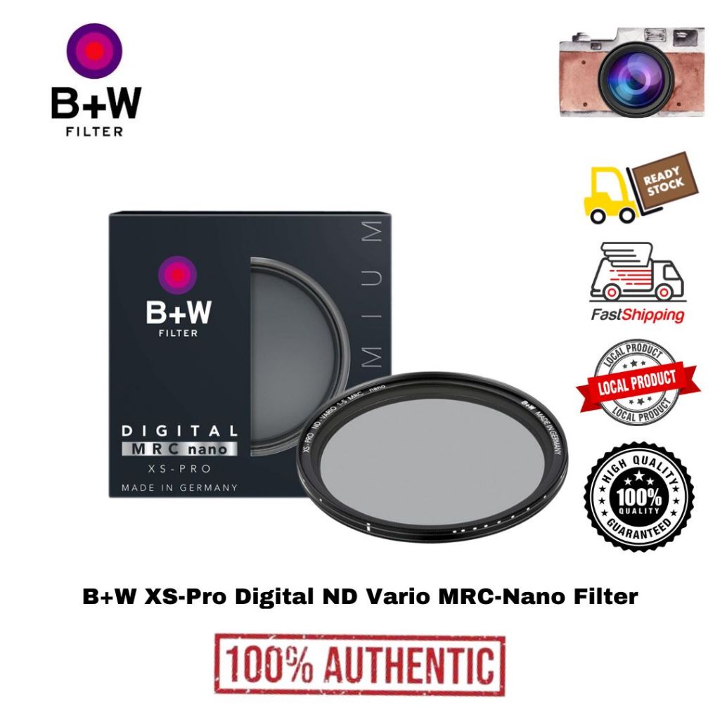 B+W XS-Pro Digital ND Vario MRC-Nano Filter Neutral Destiny Filter ...