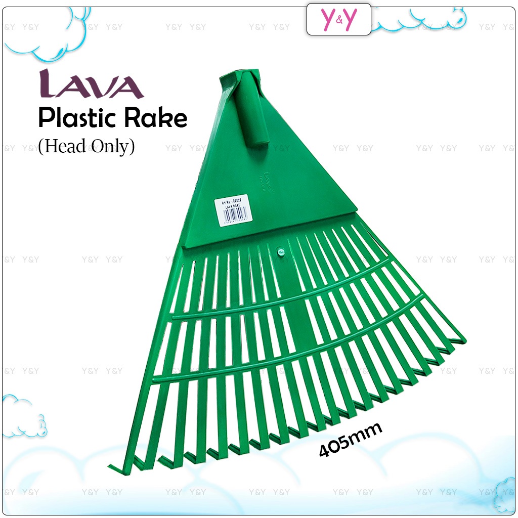 Lava Plastic Rake Head / Garden Crawler / Gardening Lawn Leaf Sweep ...