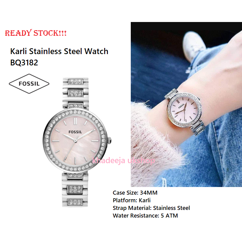 Fossil bq3182 karli watch best sale