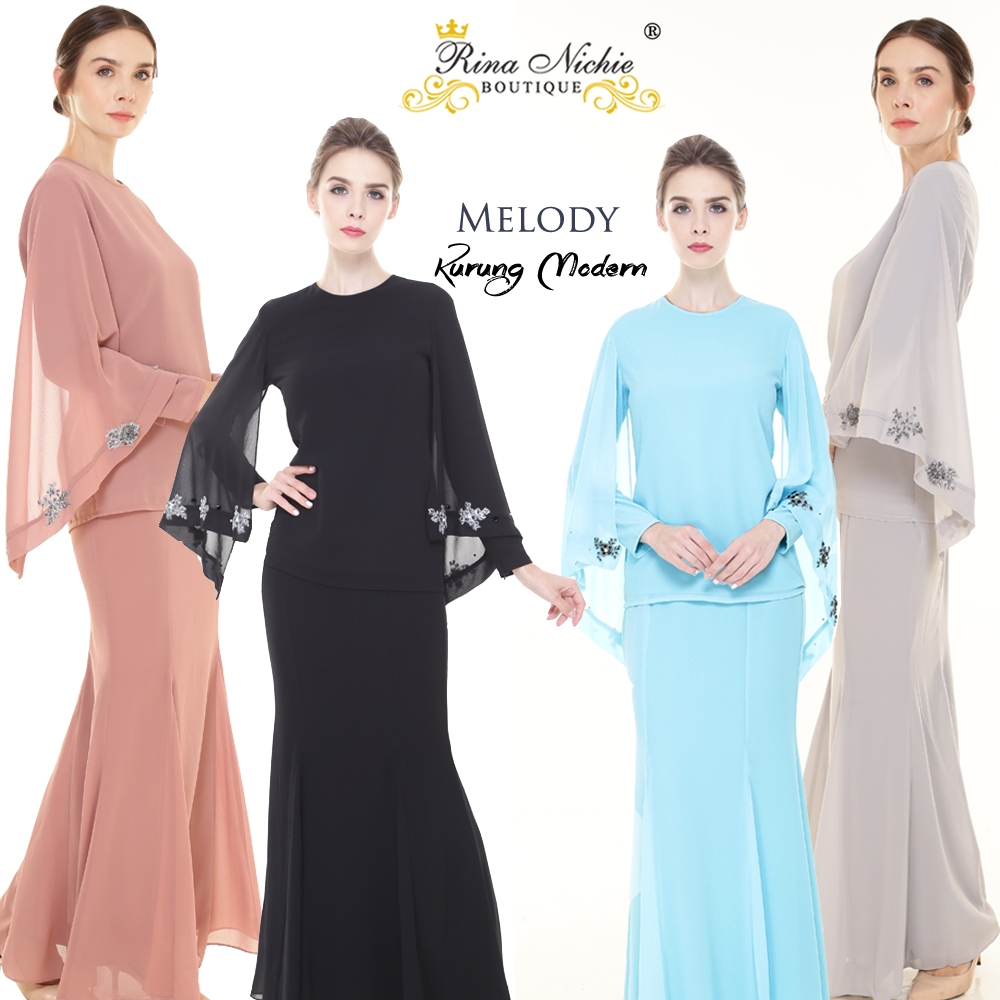 Melody Kurung Modern Raya Koleksi 2024 | Shopee Malaysia