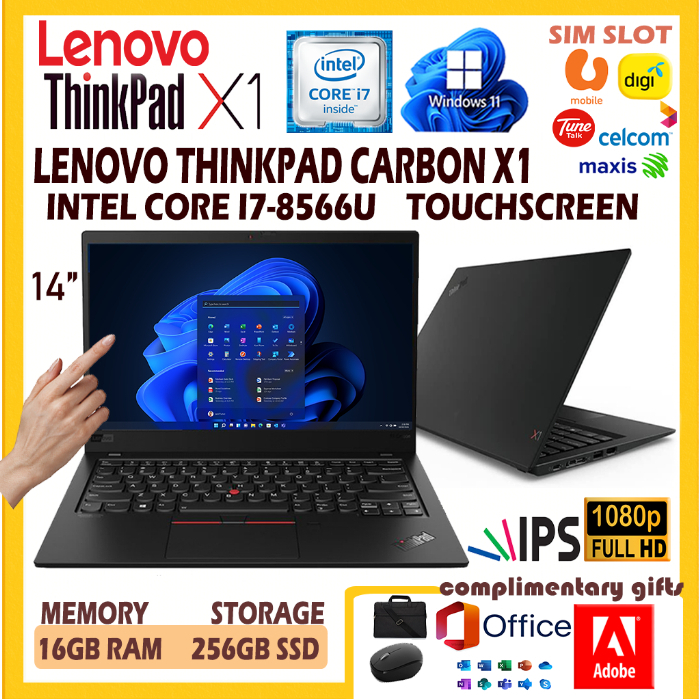 LENOVO THINKPAD X1 CARBON GEN 8 ULTRABOOK - INTEL CORE I7 LENOVO THINKPAD X1 CARBON GEN 8 ULTRABOOK - INTEL CORE I7